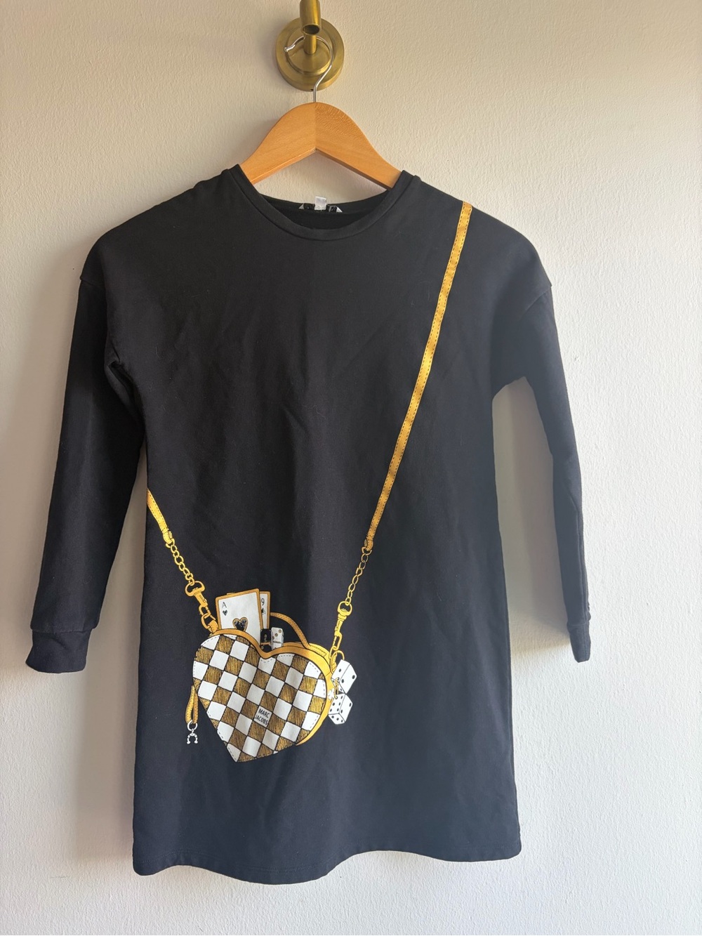 Little Marc Jacobs Black Crewneck Top